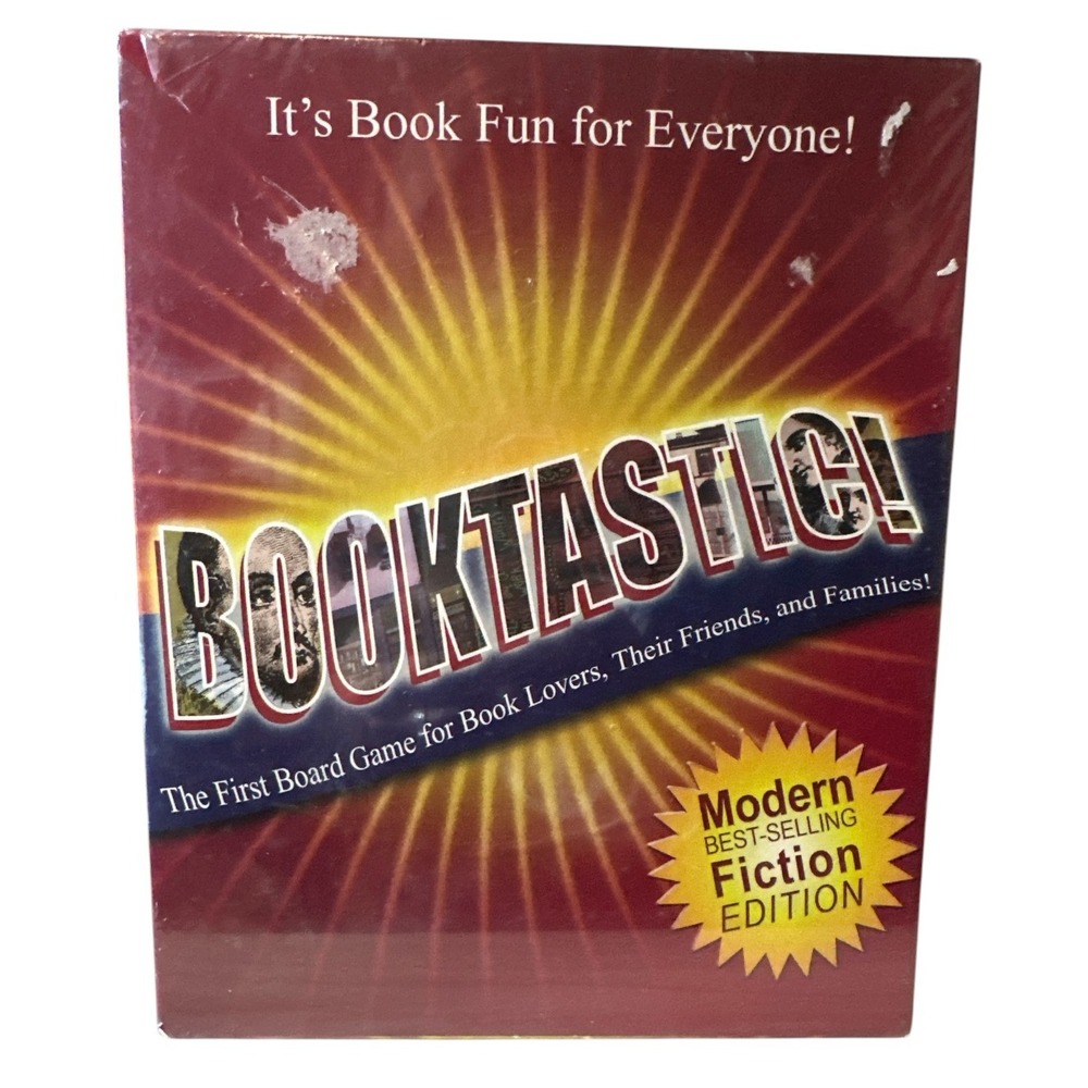 2004 Vintage‎ BOOKTASTIC! Board Game for Book Lovers Fiction Edition NEW Sealed